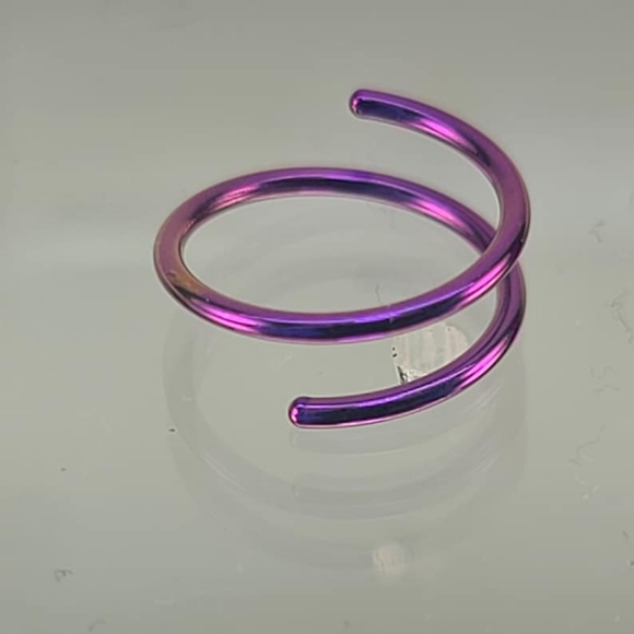 Spiral nose ring hoop💜 - Picture 6 of 8